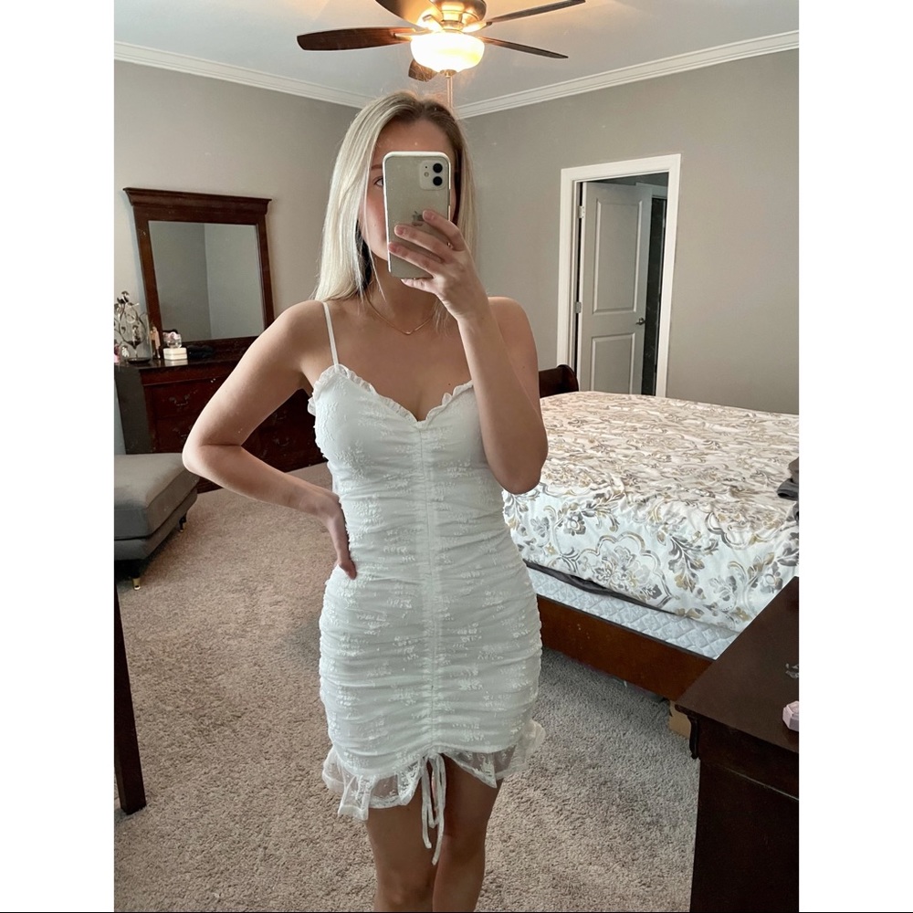 Windsor white mini dress